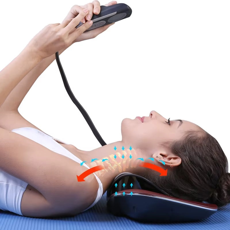 Electric Heat Therapy Cervical Massager Traction Machine